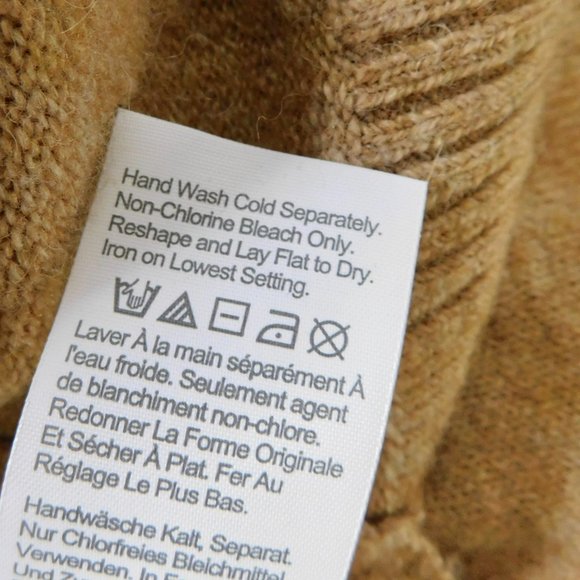 J. CREW Turtleneck Sweater in Supersoft Yarn Tan Camel size small. - Picture 12 of 13